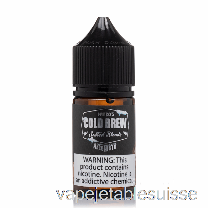 Vape Suisse Macchiato - Sels D'infusion Froide Nitros - 30ml 25mg